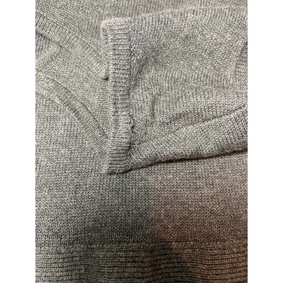 Gap Wool Blend Gray Sweater Dress Size S Cap Sleeves - Picture 9 of 10